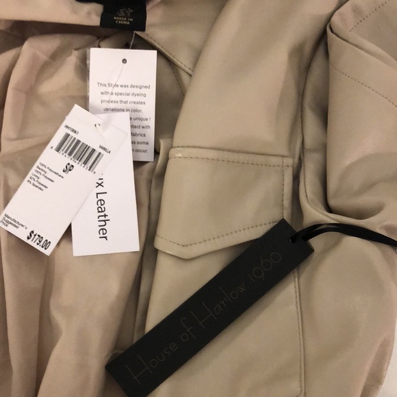 House of Harlow 1960 Faux Leather. Vanilla color. New with Tags - Picture 12 of 12